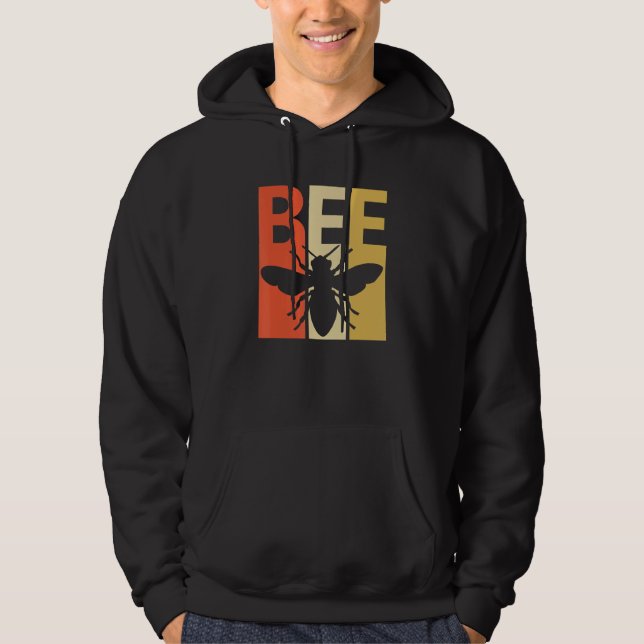 Cute Bee Animal Hoodie (Framsida)