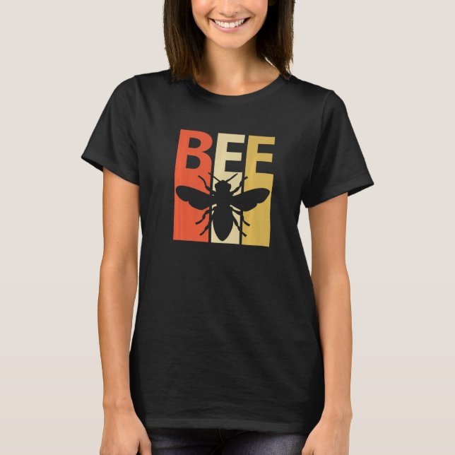 Cute Bee Animal T Shirt (Framsida)