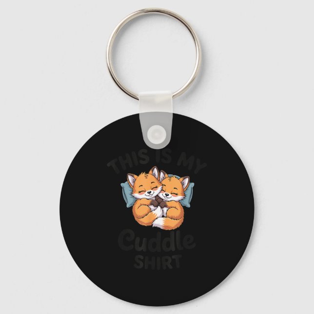 Cute Bee Couple Snuggle Cuddle  Nyckelring (Framsida)