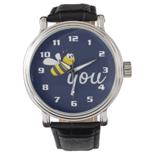 Cute Bee du är du Armbandsur