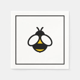 Cute Bee, honungsbin, humlor Pappersservett