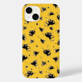 Cute Bee iPhone 14 Fodral | Birthday Gift för Mamm