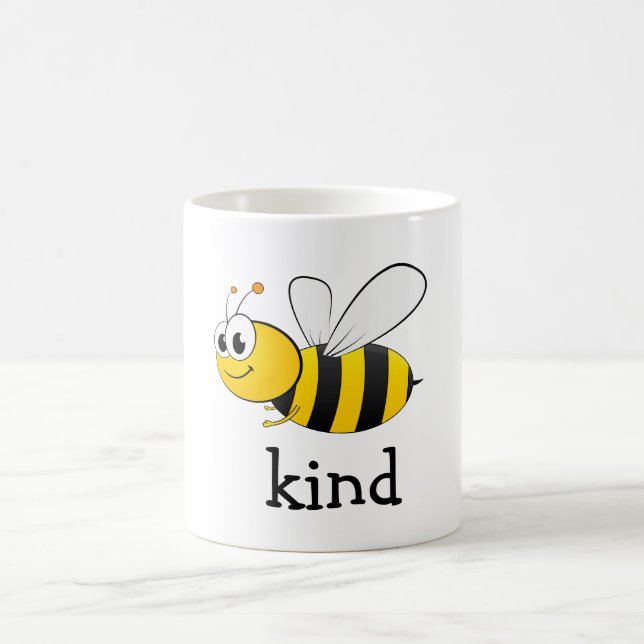 Cute Bee Kind Kaffemugg (Center)