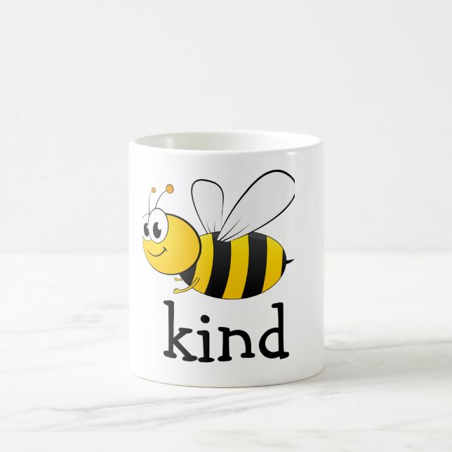 Cute Bee Kind Kaffemugg (Center)