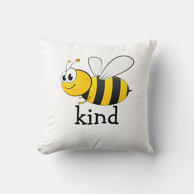 Cute Bee Kind Kudde (Framsida)