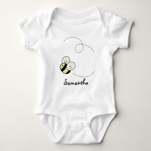 Cute Bee Lycklig Humla Baby Creeper Tee Shirt