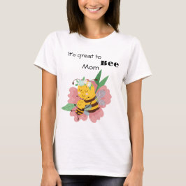 Cute Bee mamma citerad T Shirt