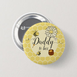 Cute Bee med Sweet honey pappa-to-bee Button Knapp