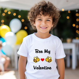 Cute Bee My Valentine Humla Light-Färg T Shirt