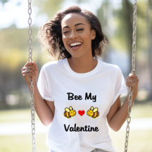 Cute Bee My Valentine Humla Light-Färg
