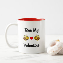 Cute Bee My Valentine Humla Light-Färg