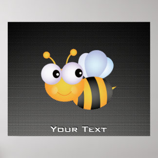 Cute Bee; Sleek Poster