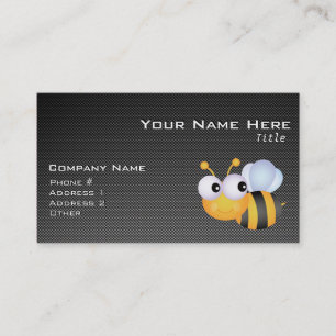 Cute Bee; Sleek Visitkort