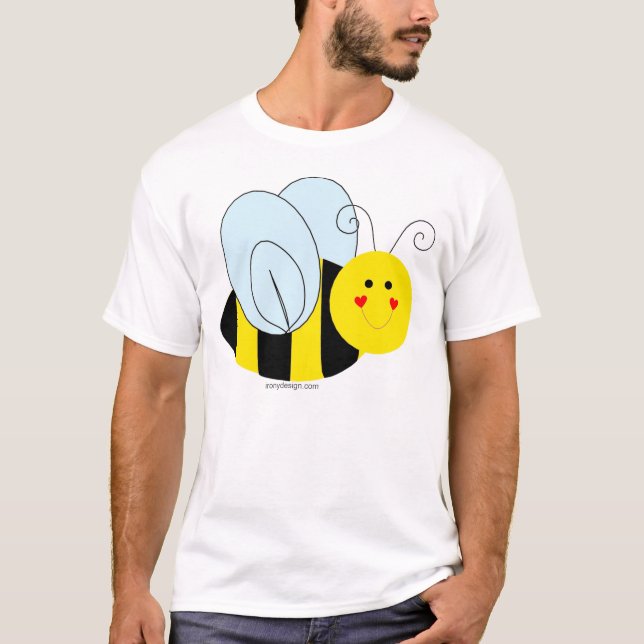 Cute Bee T-shirt (Framsida)