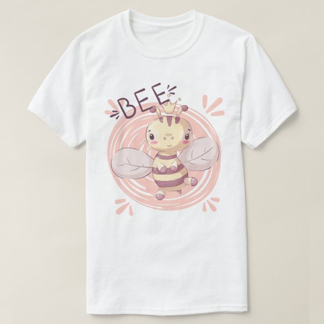 Cute Bee T-Shirt (Design framsida)