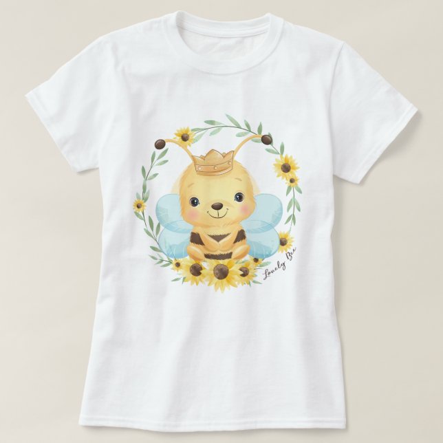 Cute Bee T-Shirt (Design framsida)