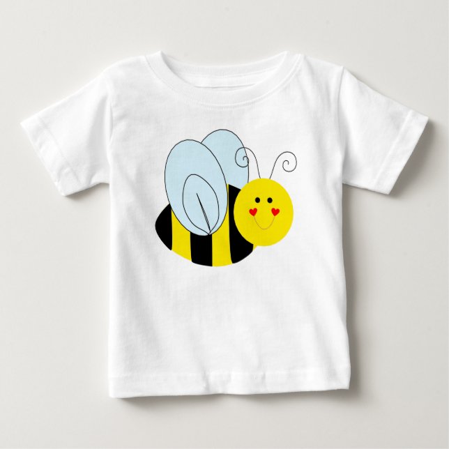 Cute Bee Tee Shirt (Framsida)