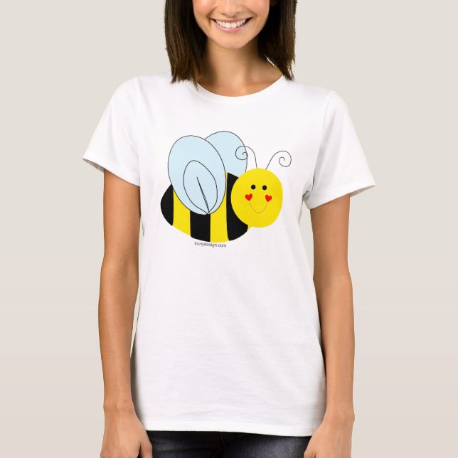 Cute Bee Tee Shirt (Framsida)