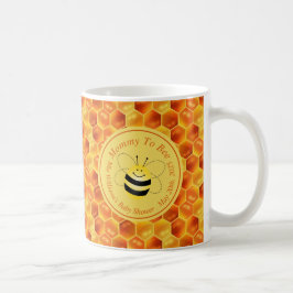 Cute Bee Theter Baby Shower Kaffemugg