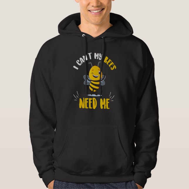 Cute Beekeeper Honey Bees     Beekeeping Hoodie (Framsida)