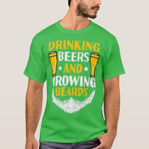 Cute Beer Drinking Öl Odling T Shirt
