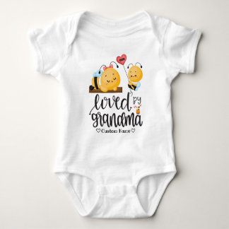 Cute Bees - Loved by Grandma | Grandchild Gift T Shirt