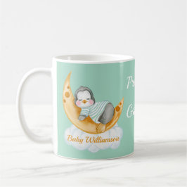Cute befordrad till Grandma Baby Penguin Coffee Mu Kaffemugg