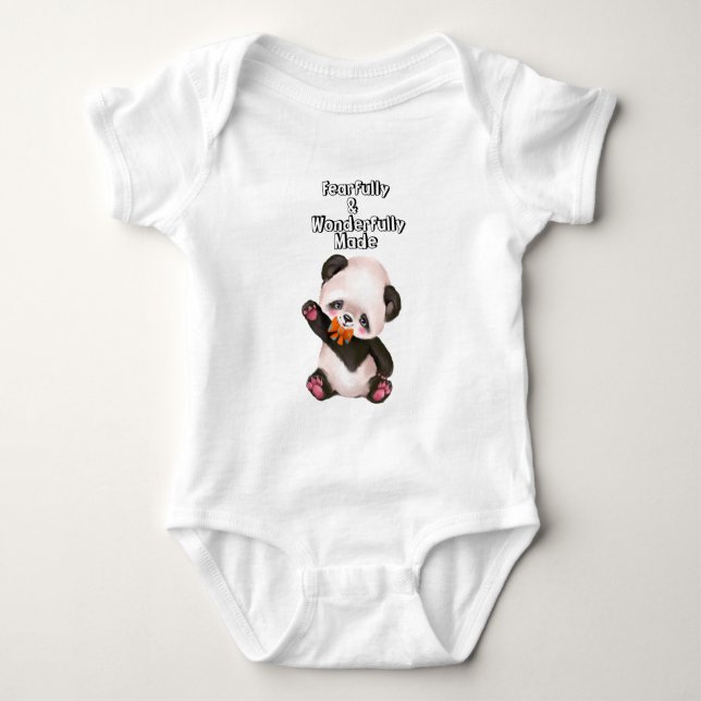 Cute befruktade och underligt tillverkade Baby-bad T Shirt (Framsida)