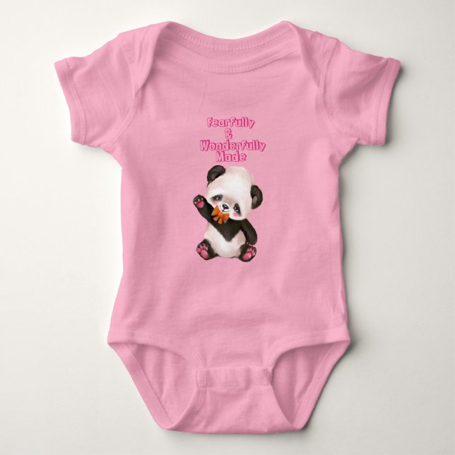 Cute befruktade och underligt tillverkade Baby-bad T Shirt (Framsida)