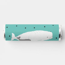 Cute Beluga Baby Whale BoyGirl Födelsedagsfest Blu