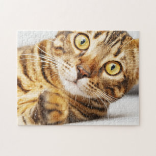 Cute Bengal Cat Pussel