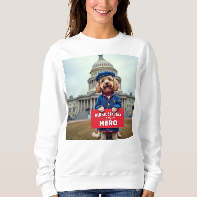 Cute Bernie Sanders är min Hero T Shirt (Framsida)