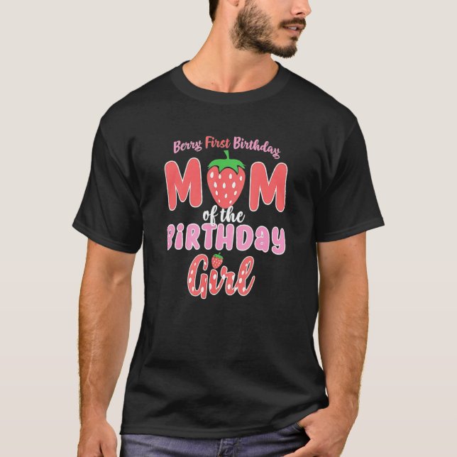 Cute Berry, första födelsedagen Mamma, födelsedags T Shirt (Framsida)
