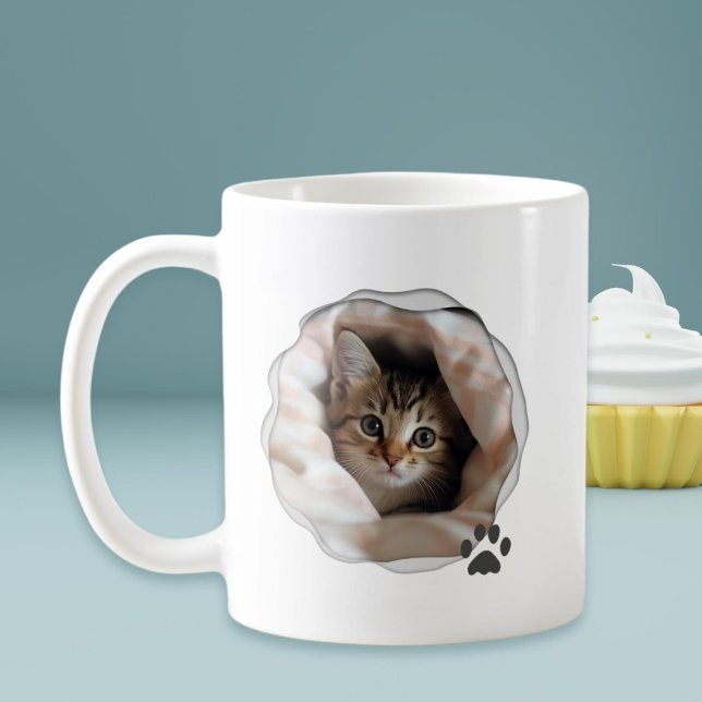 Cute Best Cat Mamma Photo Kaffemugg (Skapare uppladdad)