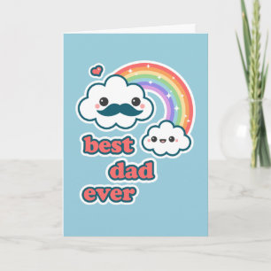 Cute Best Cloud Pappa Kort