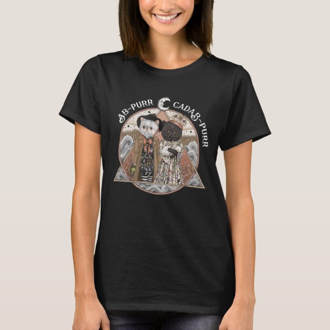 Cute Best Friend Cat Witches Halloween T Shirt (Framsida)