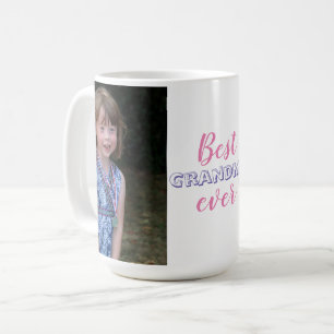 Cute Best Grandma All Anpassningsbar Photo Kaffemugg