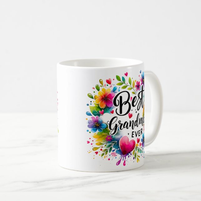 Cute Best Grandma har någonsin figursatt Kaffemugg (Framsida höger)