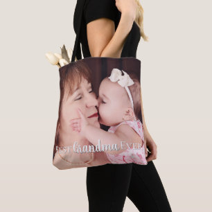 Cute Best Grandma Mamaw Nana någonsin Photo Tygkasse