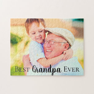 Cute Best Grandpa Photo Pussel
