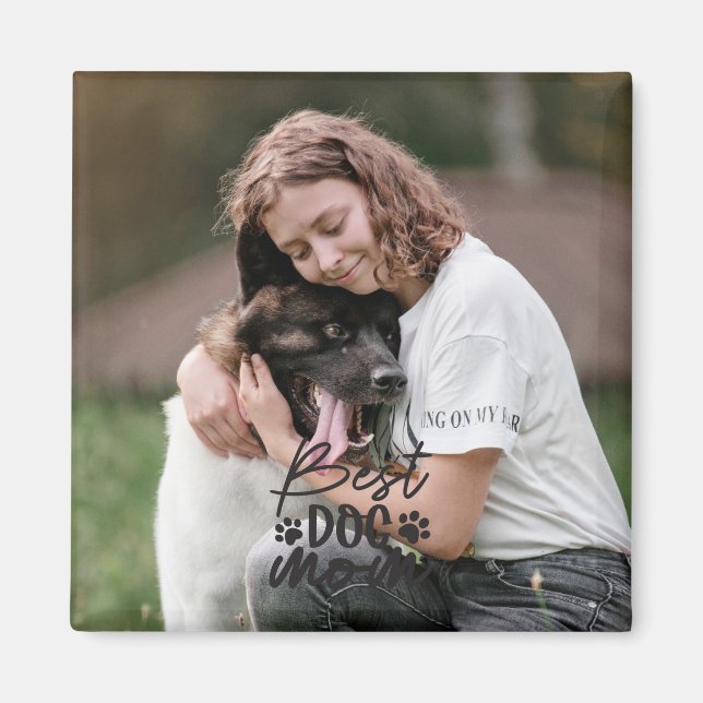 Cute Best Hund Mamma någonsin Magnet (Framsidan)