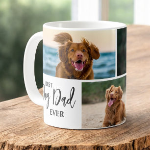 Cute Best Hund någonsin anpassat Pet Photo Kaffemugg