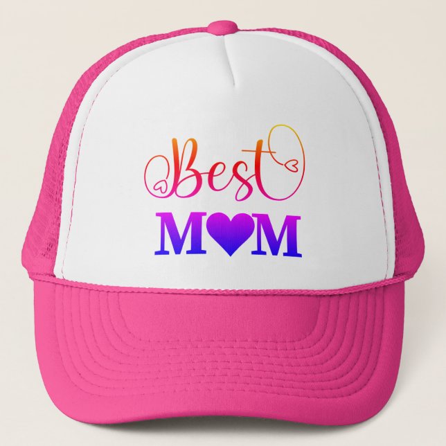Cute Best Mamma Colorful Typography-skript Keps (Framsida)