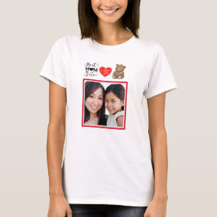 Cute Best Mamma någonsin, Anpassade Photo T Shirt