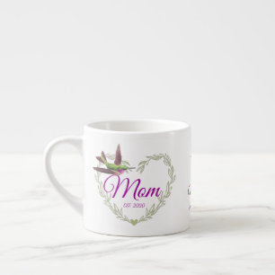 Cute Best Mamma någonsin Heart Hummingbird Giant C Espressomugg
