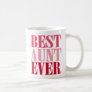 Cute Best Moster någonsin, Rosa Text Kaffemugg