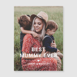 Cute BEST MUMMY EVER Heart Mors dag Photo