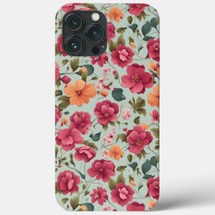Cute Beval Blommigt Vector Art Seamless Mönster