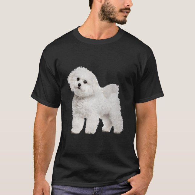 Cute Bichon Frise T Shirt (Framsida)