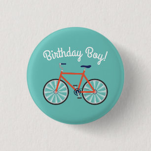 Cute Bicycle Kids Bike Birthday Boy Knapp